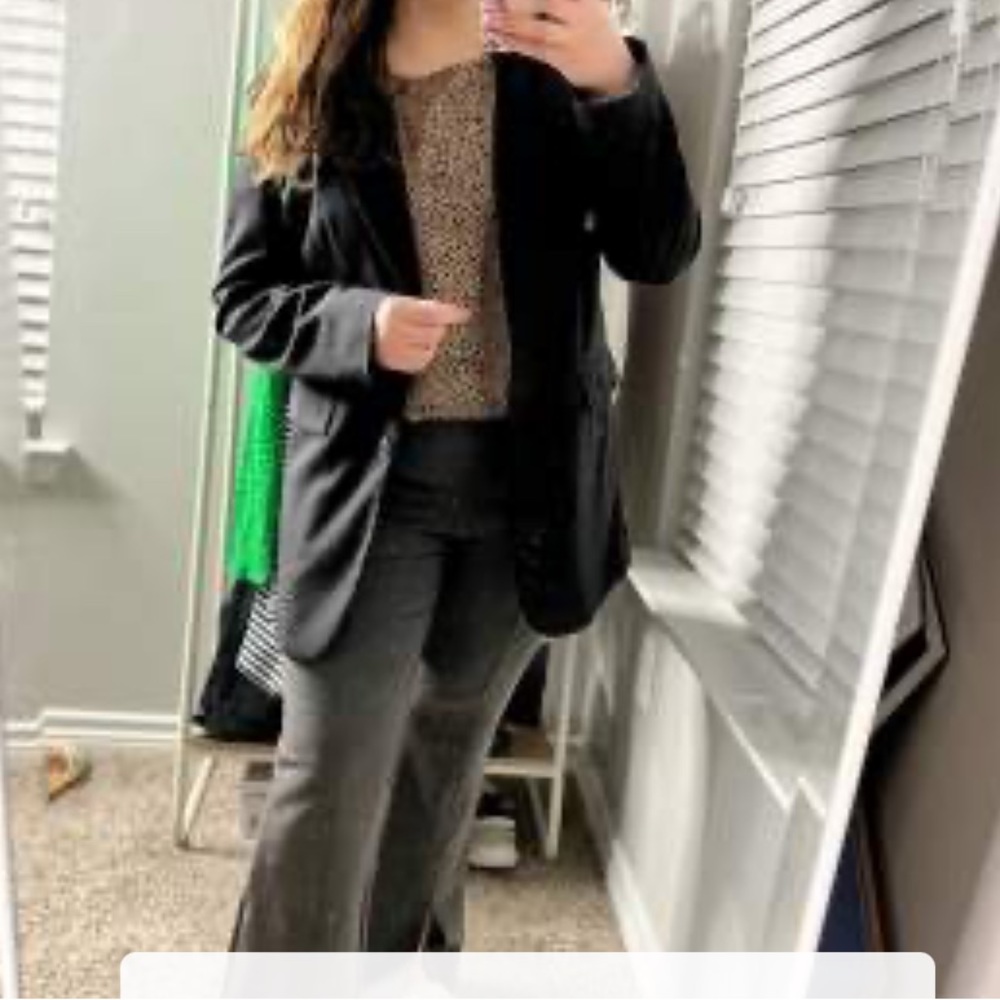 Black oversized blazer